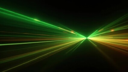 yellow green light effect