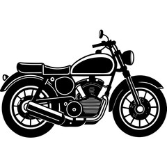 Fototapeta premium motorcycle isolated on white