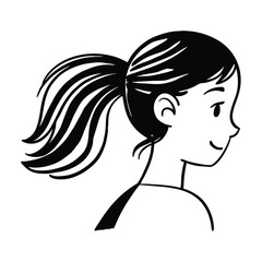  One-Line Face of a Girl with a Ponytail - Youthful Beauty
Adobe Illustrator Artwork