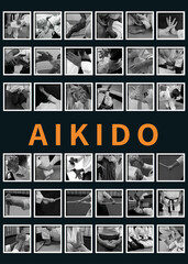 Many aikdo technique hand - Nombreuses techniques d'aïkido représentation des mains