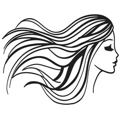 Dancing Woman’s Face - Artistic Flowing Lines
Adobe Illustrator Artwork