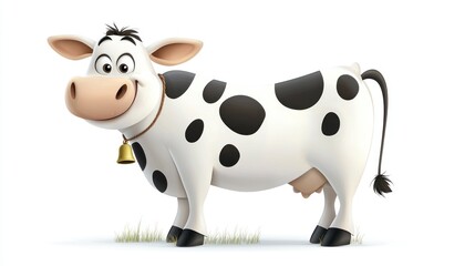 Happy Cartoon Cow