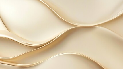 Obraz premium Abstract Beige Waves Elegant Smooth Design
