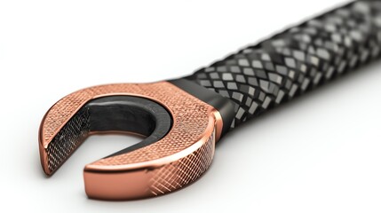 Close-up of a professional wrench showcasing its design and functionality.