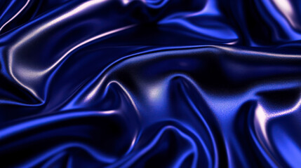 Fototapeta premium Subtle Shimmering Deep Royal Blue Background Fabric Texture