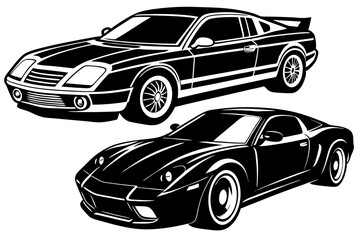 Obraz premium car isolated on white