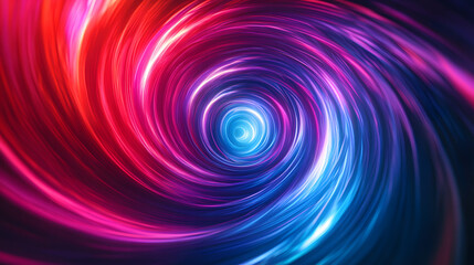 
Colorful swirl elements with neon led illumination. Abstract futuristic background.