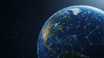 Obraz premium Global Network Connections