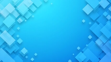 Abstract modern blue geometric background. Generative Ai.