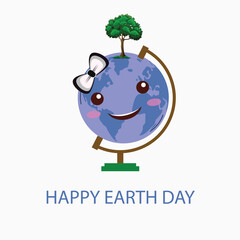 World Happy earth day Vector illustration design for banner, poster ,card, wallpaper, background etc.