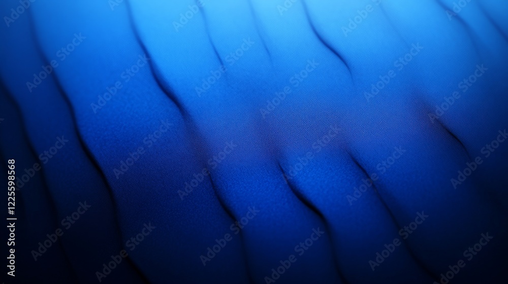 Poster rippling waves of deep blue create a tranquil underwater ambiance during the late afternoon light in