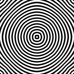 Black and white striped optical illusion