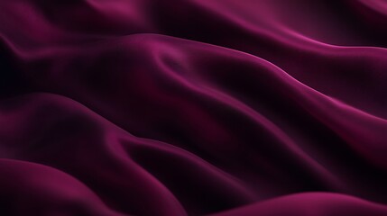 Obraz premium Abstract Draped Fabric Rich Deep Purple Hues