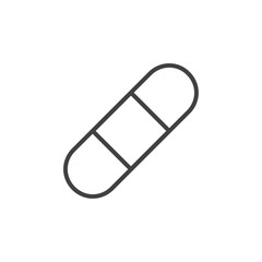 Bandage icon Vector logo set flat