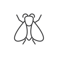 Bee icon Vector logo set flat