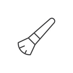 Brush icon Vector logo set flat