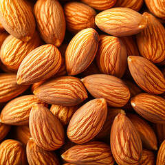 Fototapeta premium Close up of almonds