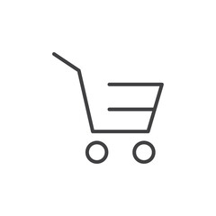 Cart icon Vector logo set flat