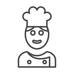 Chef icon Vector logo set flat