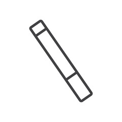 Cigarette icon Vector logo set flat