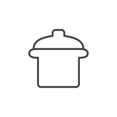 Cooker icon Vector logo set flat