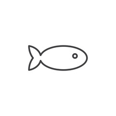 Fish icon Vector logo set flat