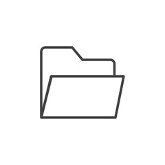Folder icon Vector logo set flat