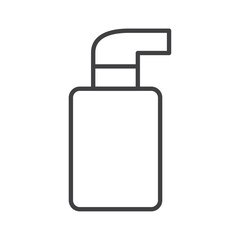 Liquid soap icon Vector logo set flat