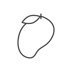 Mango icon Vector logo set flat