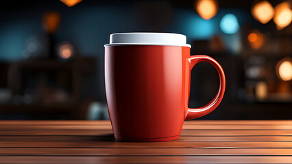 Obraz premium cup of coffee on the table