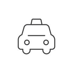 Taxi icon Vector logo set flat