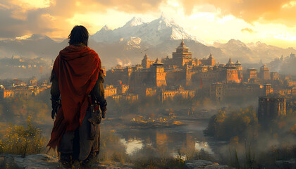 Discover the mythical kingdom of Shambhala hidden among towering mountains