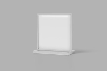 Clear poster billboard for advertising