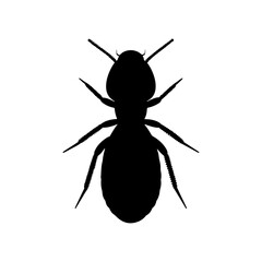 Termite silhouette icon vector illustration design.