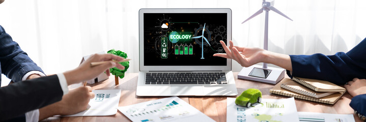Computer Software Leading the Way in Green Business strategy and Sustainability, promoting...