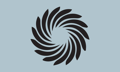 Spiral Swirl Design Elements stock illustration 'spiral, design element, illustration, retro style, vector, black color, swirl pattern, horizontal, simplicity, spotted, vortex, abstract, computer grap