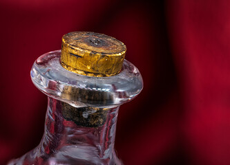 close up of a bottle