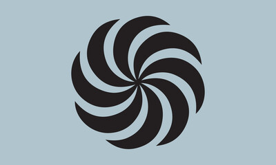 Spiral Swirl Design Elements stock illustration 'spiral, design element, illustration, retro style, vector, black color, swirl pattern, horizontal, simplicity, spotted, vortex, abstract, computer grap