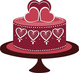 Valentines day cake