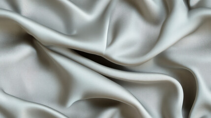 Fototapeta premium Pale Gray Satin Fabric Texture for Abstract Backgrounds