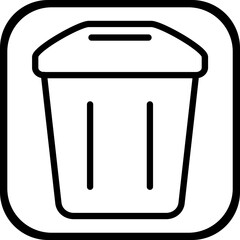 Trash vector icon style