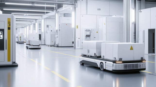 Automated Guided Vehicles in Modern Warehouse
