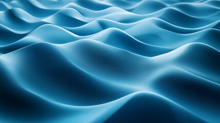 Obraz premium The image is a blue wave with a lot of texture