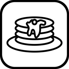 Pancakes Icon style