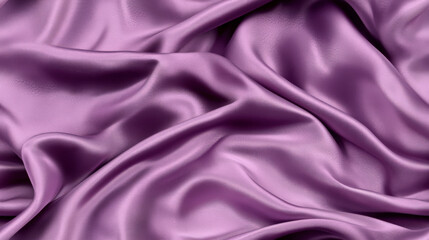 Fototapeta premium Soft Lilac Silk Fabric Texture on a Flowing Background