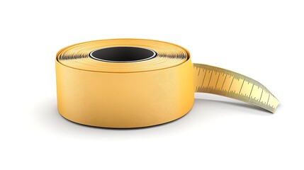 tape measure isolated on white background