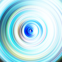 Colorful radial motion effect. Abstract rounded background. Color curves and sphere. Multi color gradient rings and circles wallpaper. Colored texture backdrop and banner.