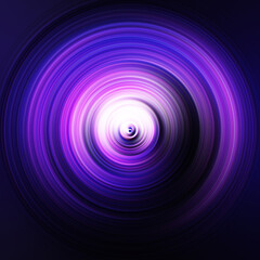 Colorful radial motion effect. Abstract rounded background. Color curves and sphere. Multi color gradient rings and circles wallpaper. Colored texture backdrop and banner.