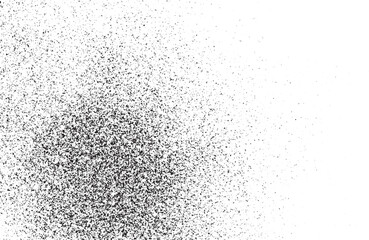 Grunge distressed overlay texture and background Opacity or screen mode usage for overlay with fine grains isolated on white background. 