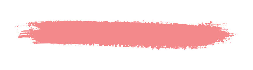  Red Brush Stroke PNG Isolated on White Background